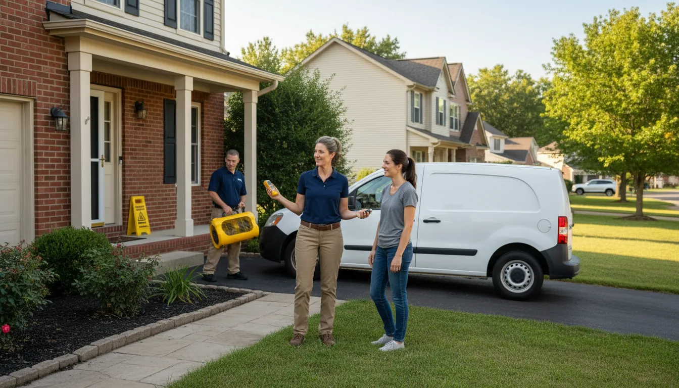 Water restoration image for Flood Water Cleanup, Removal And Restoration Services in Maple City, MI